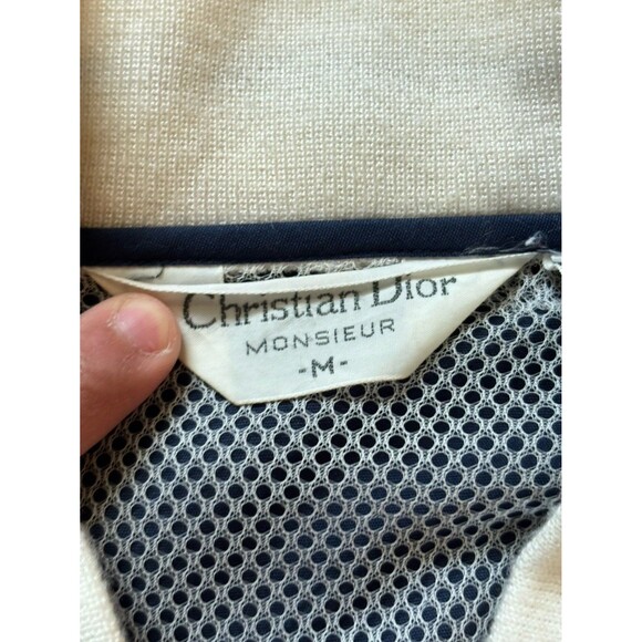 Vintage Christian Dior Monsieur Track Jacket Navy Size M Full Zip - Picture 4 of 7